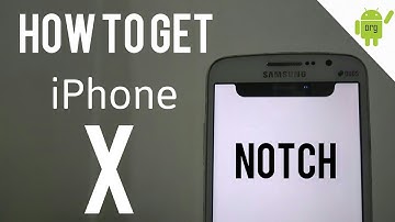 Get iPhone X Notch on your Android device!, Tutorial | android organisation