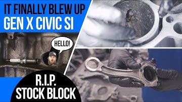 World Record Honda Civic X Update | Stock Block Engine Failure