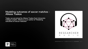 Modeling outcomes of soccer matches - Alkeos Tsokos