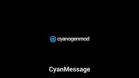 Android Notifications - Cyan Message