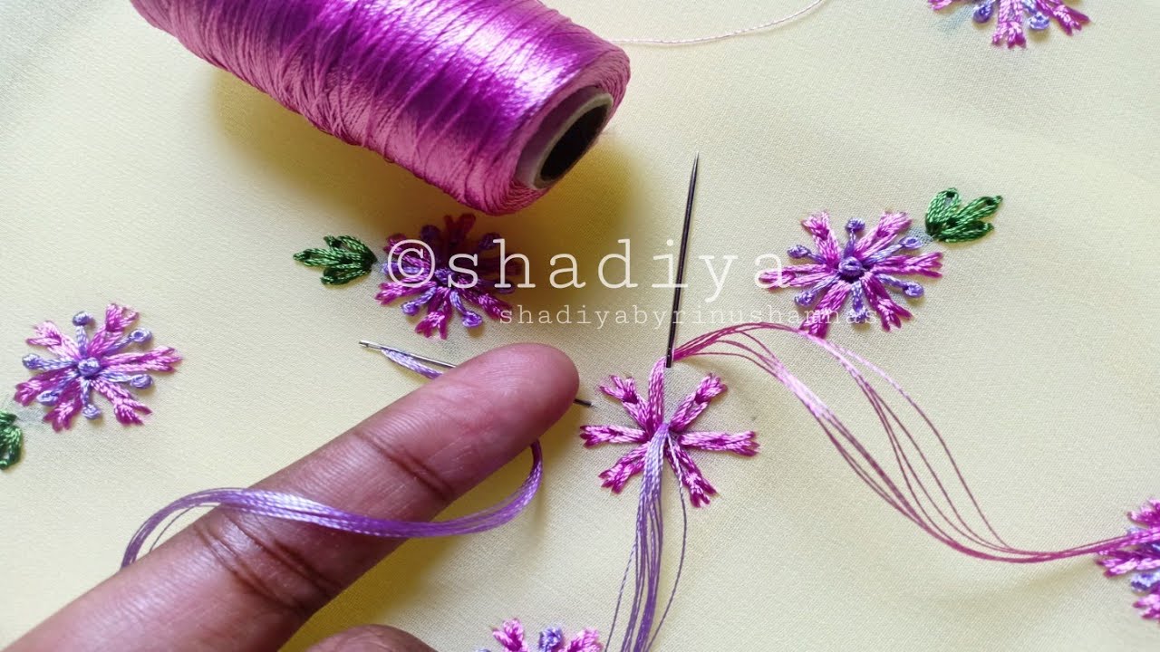 easy all over embroidery design for dress|all over hand embroidery