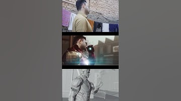 Iron Man Transformation using VFX! #ironman #transformation #vfx #blender