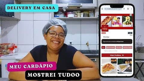 Mostrei tudooo Cardápio Digital pelo Insta Delivery