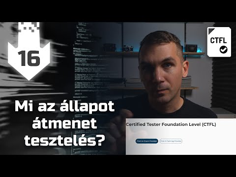 Állapotátmenet tesztelés | nem akkreditált #ingyenes CTFL tanfolyam