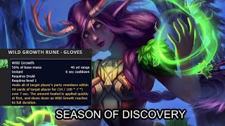 How to get Wild Growth rune in Season of Discovery | Basic tips and tricks