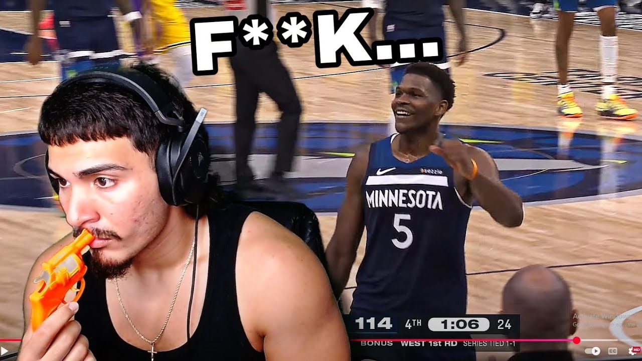 I'm TIRED Of This... LeBron Fan Reacts To Lakers vs Timberwolves Game 3 ...