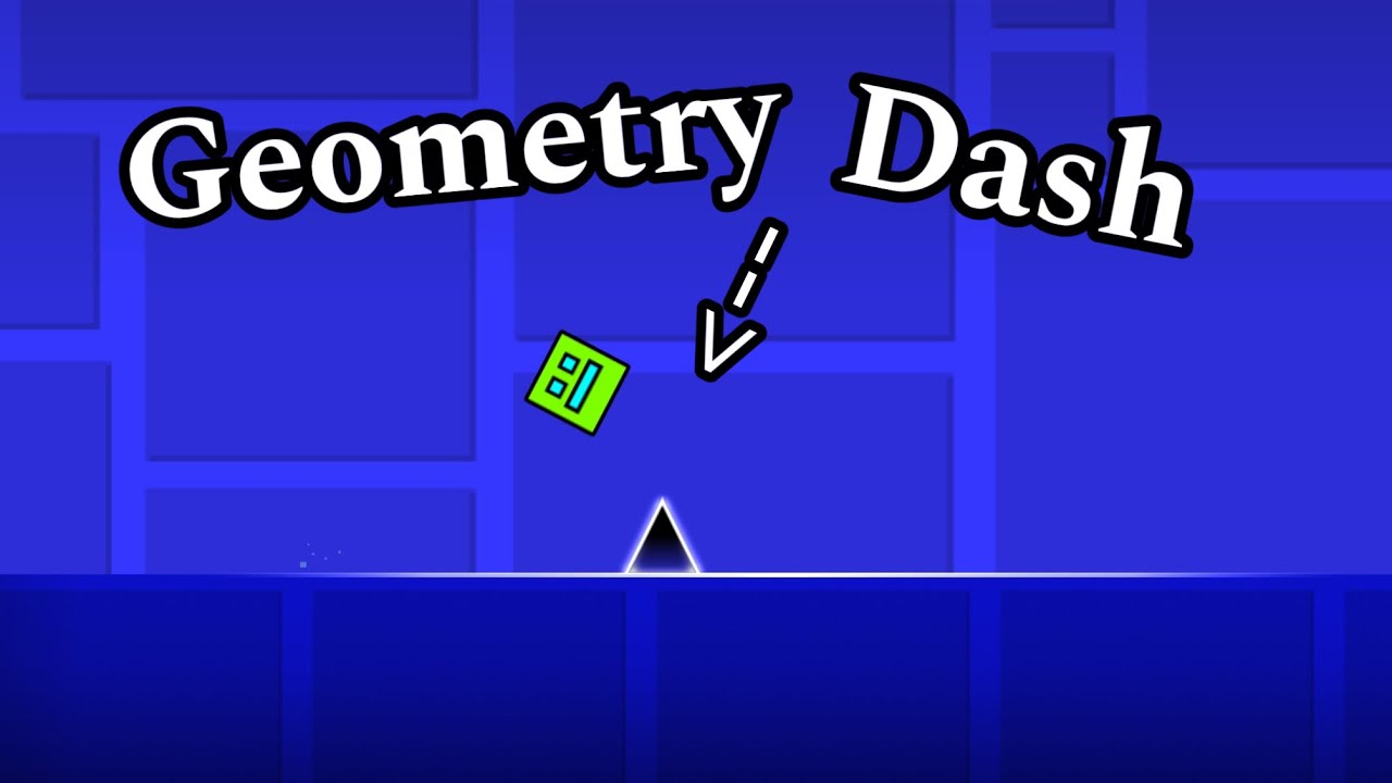 I tried out Geometry Dash!