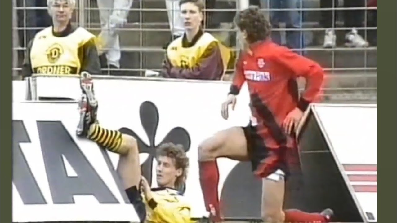 SG Dynamo Dresden Damals war's....Bundesliga, 1993/1994, 26. Spieltag gegen Eintracht Frankfurt 🖤💛