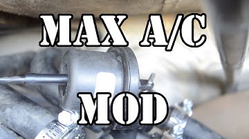 Ford SuperDuty - Max A/C Mod (Colder Air Conditioning)