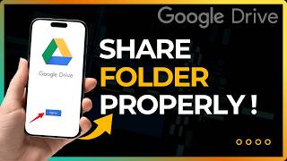 How To Share Google Drive Folder Properly !