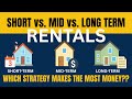 Short vs. Mid vs. Long Term Rentals | REAL Numbers From My Charleston Properties