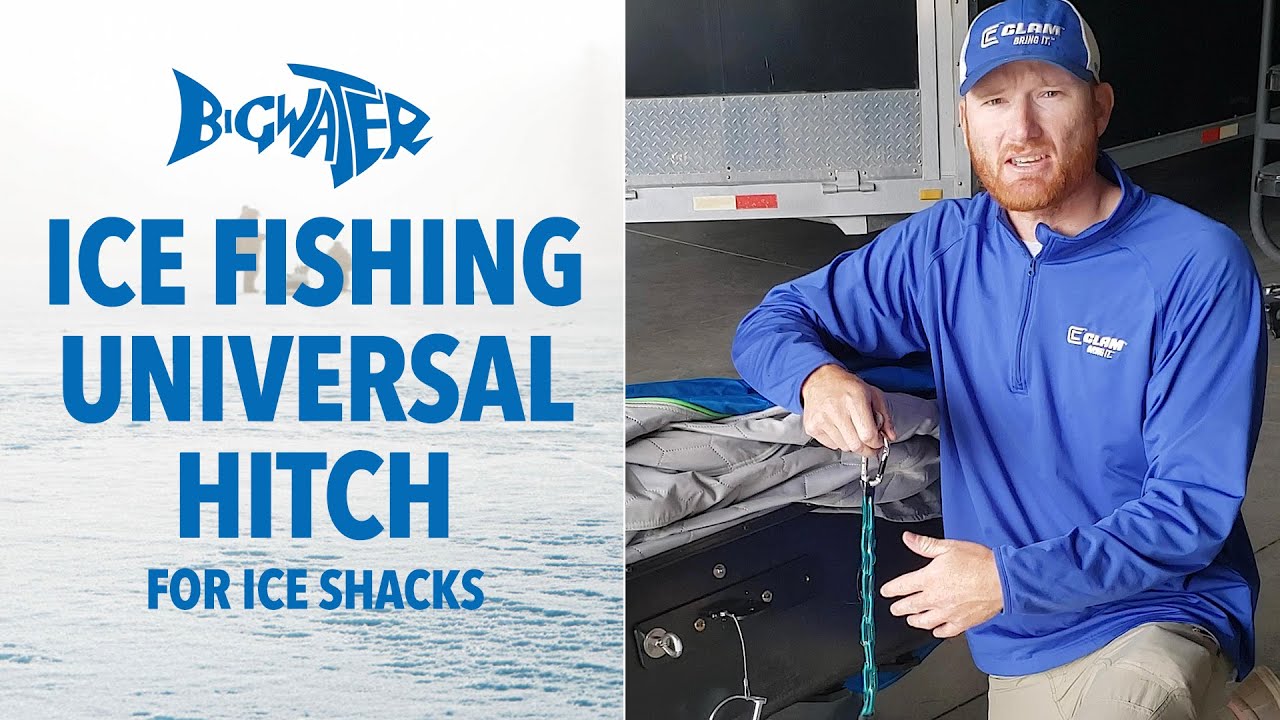 Ice Fishing Shack Setup Modifying Your Rear Hitch Adapter To Your