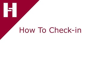 Opera PMS - How To Check-in