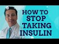 Here is how to STOP taking INSULIN.. Doctor gives the secrets.SUGARMD