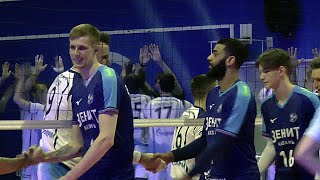 Volleyball. Attack. Russia. Zenit-Kazan vs Zenit Saint Petersburg. Angle 2. Fullversion