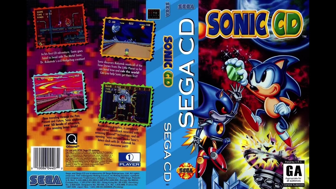 "Special Stage (US Version)"  –  Sonic CD (Sega CD) [composed by Spencer Nilsen]