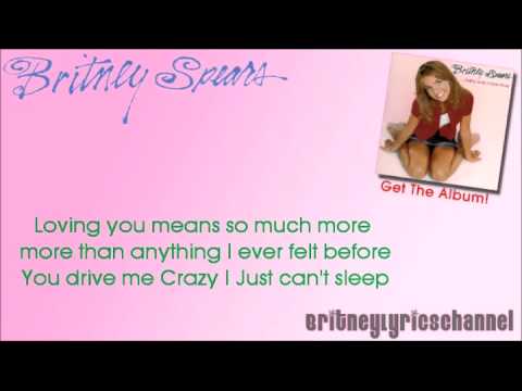 britney, spears, you, drive, me, crazy, 1999, on, screen, lyrics, album, ve...