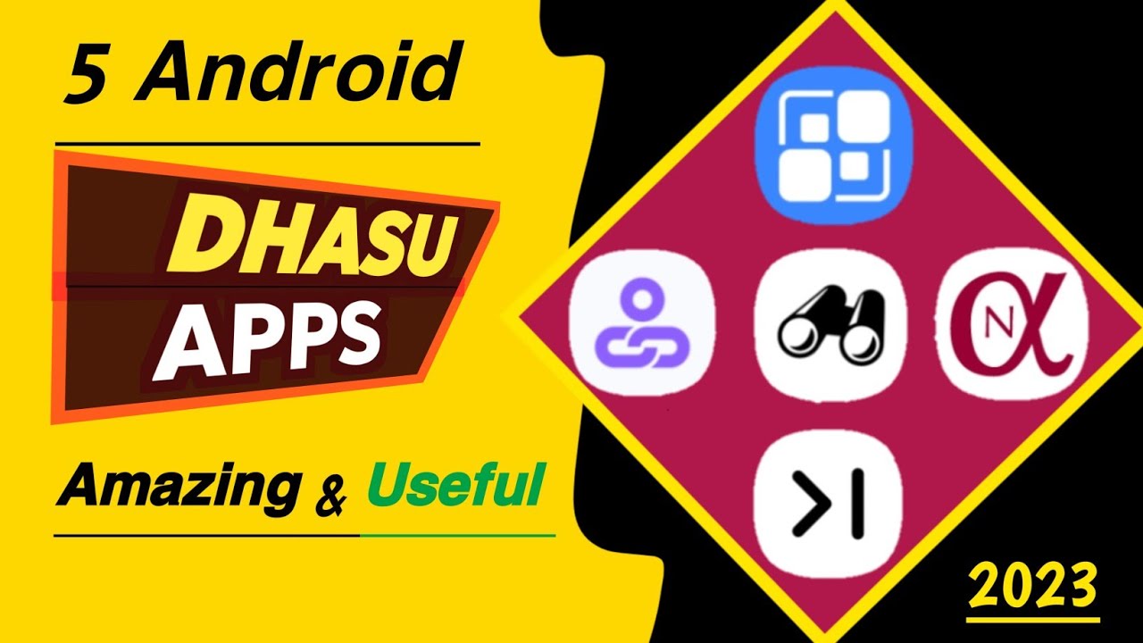 Top 5 Best Android Apps 2023 | 5 Dhasu Useful Apps | You Must Try ...