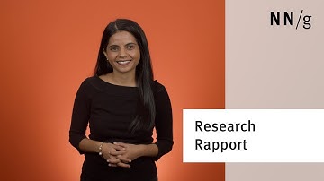 Building Rapport with UX Research Participants