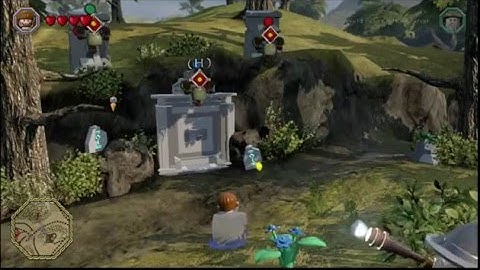 Lego The Hobbit. Quest: "Weighting for a Stranger", The "Attract Loot" Red Brick.