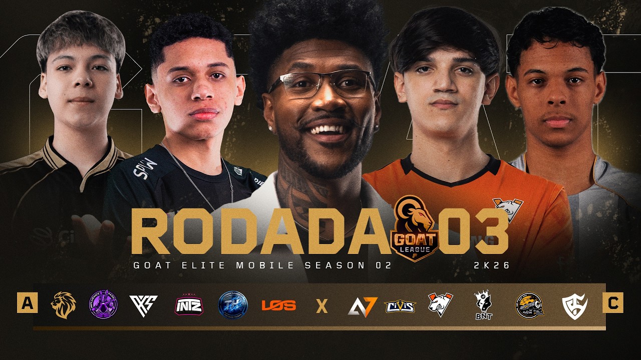 🏆 GOAT ELITE MOBILE S2  - LOS, LYON, SOLID, VIRTUS, A7...  RODADA 3 - GRUPOS AxC | GOAT LEAGUE FF🏆