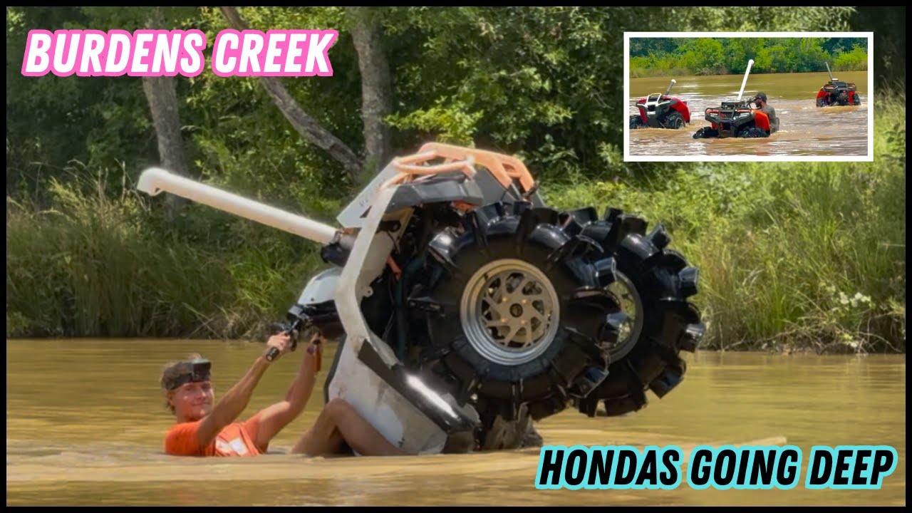 Honda's Going Deep at burdens creek Atv park 2025
