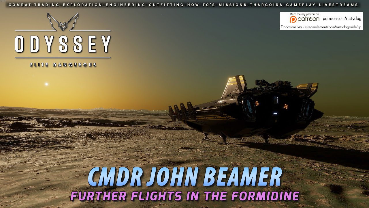 Elite Dangerous -CMDR John Beamer - Further Flights in the Formidine ...