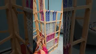 macrame art.#macrame #macrametutorial #macrameprojects #macramepattern #macramewalldecor macra