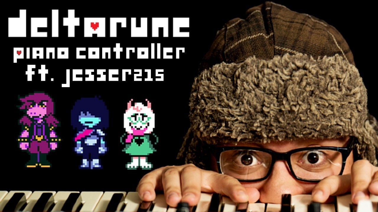 Deltarune Chapter 3 with a piano controller!