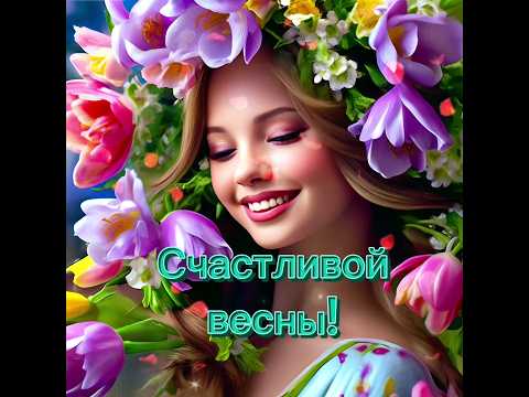 Счастливой весны! #2024 #пожелания #красота