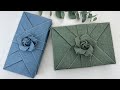 Gift Wrapping Ideas | 禮物包裝長方形 + 摺紙玫瑰花教學(Step By Step)