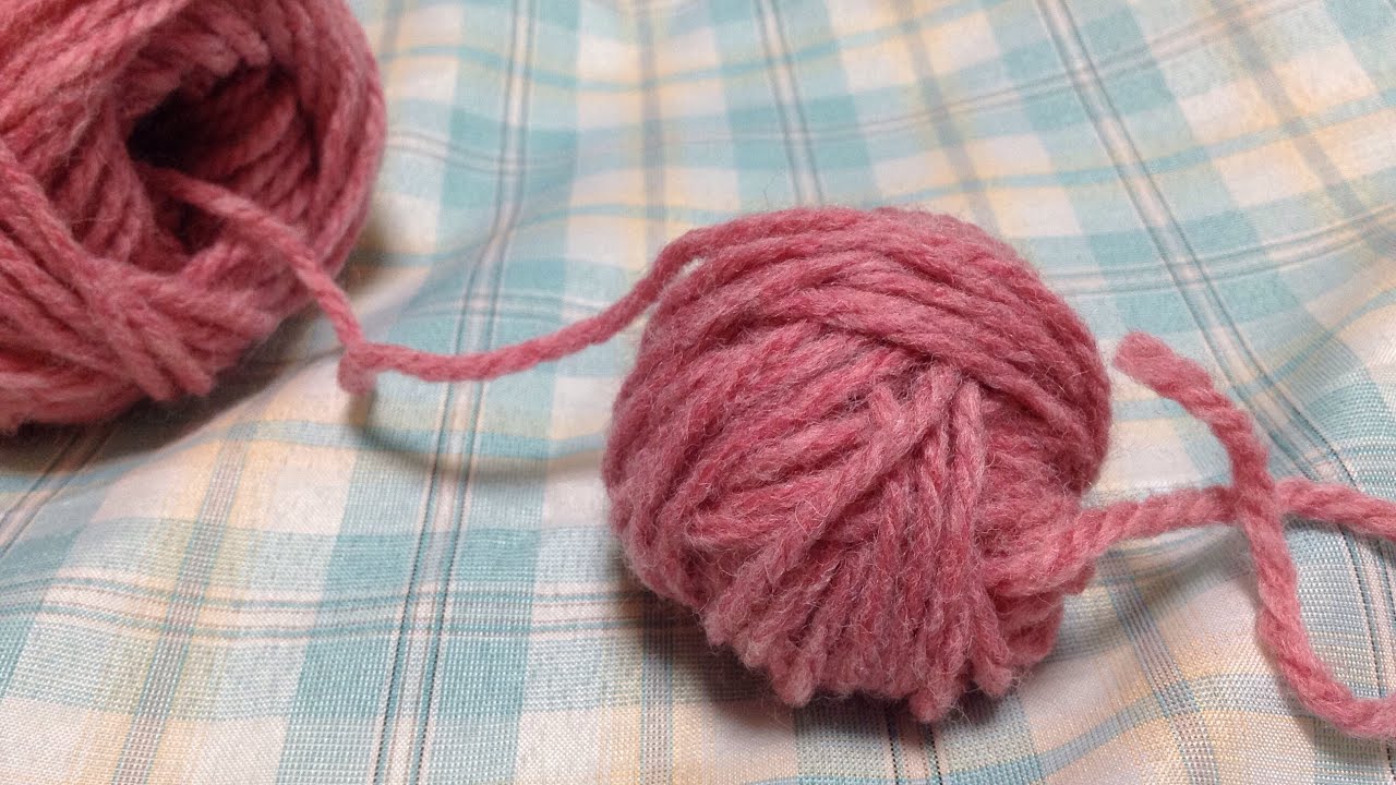 毛糸玉の作り方 For Biginners Ball Of Yarn Youtube