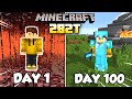 I survived 100 days on 2b2t and here's what happened...