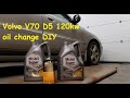 Volvo V70 120kw D5 oil change DIY