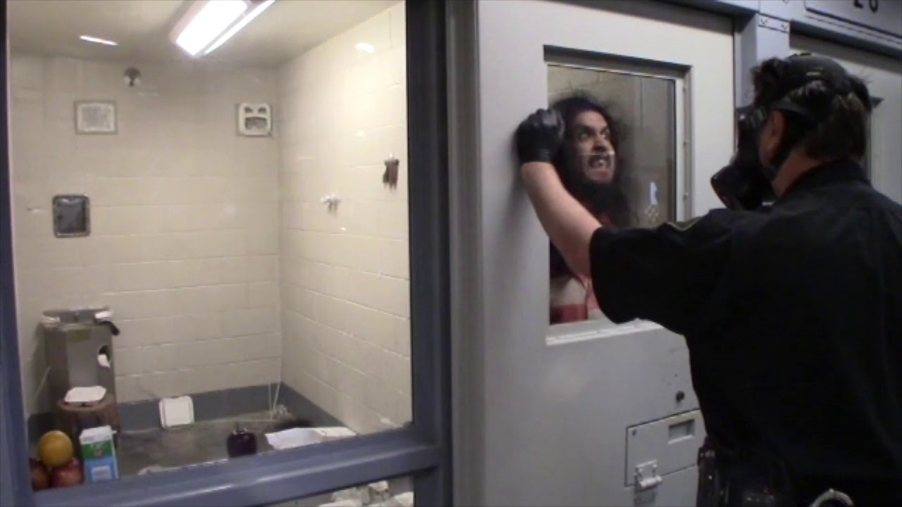 Utah jail guard shoots inmate with shotgun and rubber bullets after he refused to leave his cell