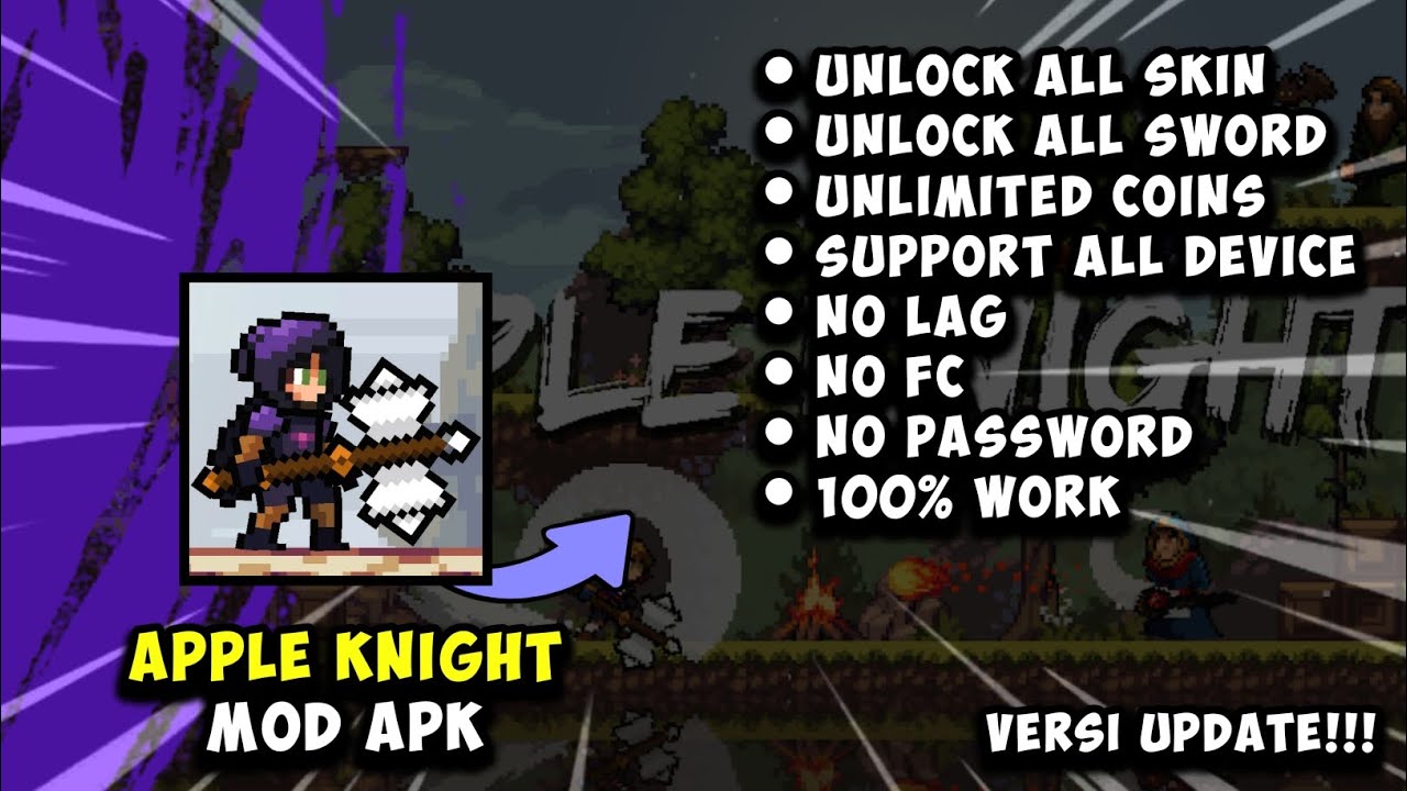 APPLE KNIGHT MOD APK [ NO PW ] VERSI UPDATE!!!