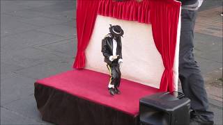 Michael Jackson's Dangerous. Puppet Street Performance.