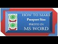 PASSPORT SIZE PHOTOS IN MS WORD#computerknowledge #advancecomputer #advancecourse #knowledgefacts