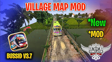 New Village Map Mod Tamil | Bus Simulator Indonesia | Village Map Mod In Bussid #village #mapmod