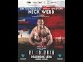 Nick webb prepares for jakov gospic bout