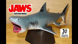JAWS REPLICA MODEL Custom Battle Damaged Bruce the Shark by JO Collectible Crafts!
