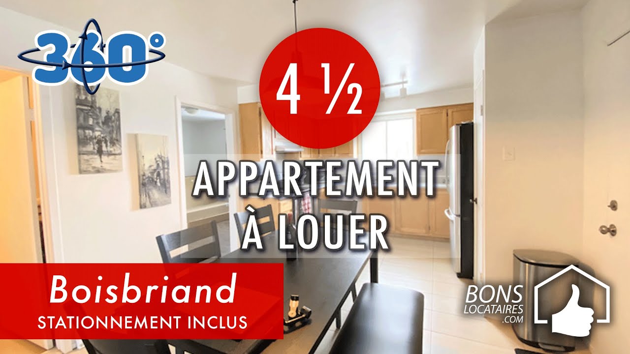 Réalité virtuelle appartement à louer / Apartment for rent / Boisbriand