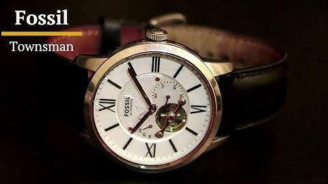 Fossil Townsman Open Heart - 2-minute Closeup Review - 6 years after purchase