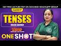 Class 9th English Tenses ONE SHOT 🔥 | CBSE 9 English