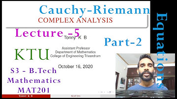 Complex Analysis | Cauchy-Riemann Equations - Part2 | Lecture-05