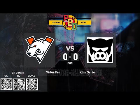 Virtus.pro vs. Klim Sani4 - BetBoom Dacha Dubai 2024: EEU Closed Qualifier - BO3 @4liver
