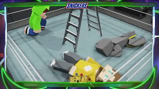 Jelly vs. Slogo vs. Crainer Minecraft WWE TLC Match! (jellyslogocrainer)