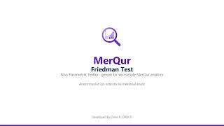 Full Non-Parametrik Testler | MerQur ile Adım Adım — Ziraat, Orman ve Su Ürünleri Update