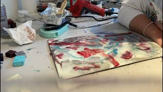 Wax Painting Timelapse - #encaustic #wax #howtopaintwithencaustic #onlinecourses