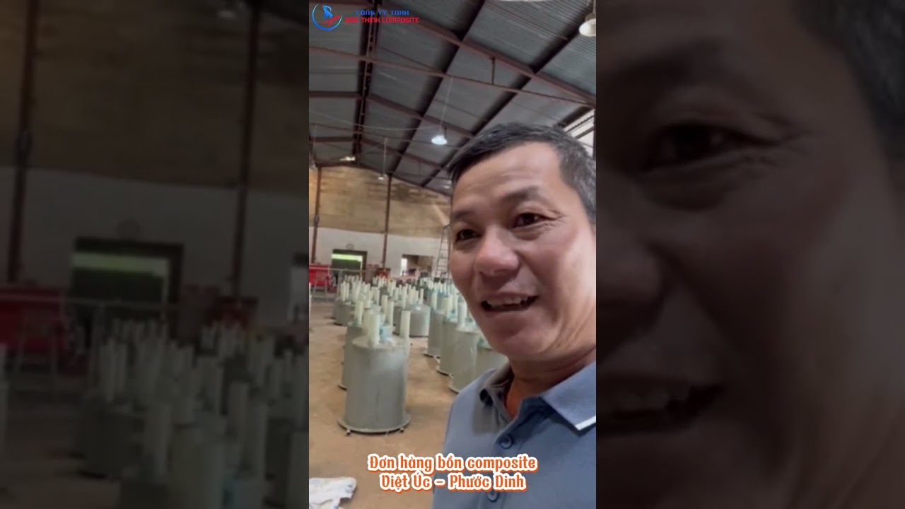 Đơn hàng bồn composite nuôi thủy sản Việt Úc - Phước Dinh | BẢO THỊNH COMPOSITE  